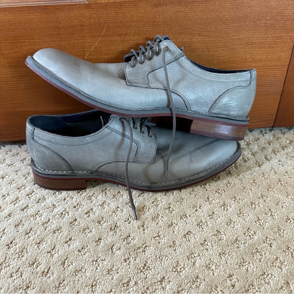 Cole Haan Grey Leather Dress Shoes with Nike Air Size 11